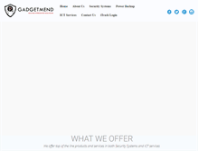 Tablet Screenshot of gadgetmend.com
